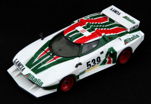 Takara's Masterpiece Wheeljack faithfully re-creates the details of the original car, except for numerous omitted racing decals.