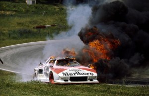 One of the turbos meets is grisly fate in Austria. Don't smoke cigarettes, kids!
