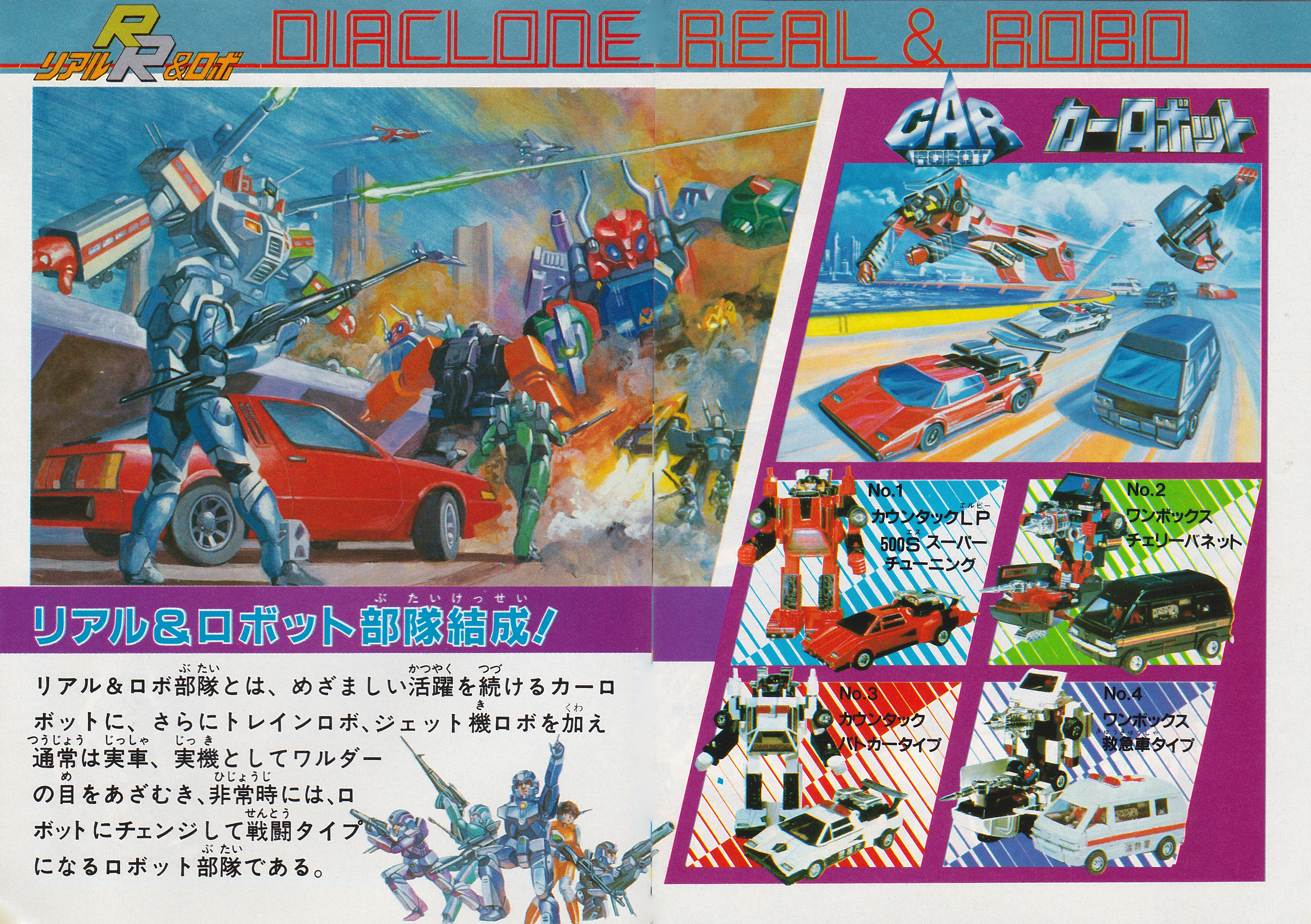 Diaclone Toy Catalog Scans Translation: 1983: Waruder's on