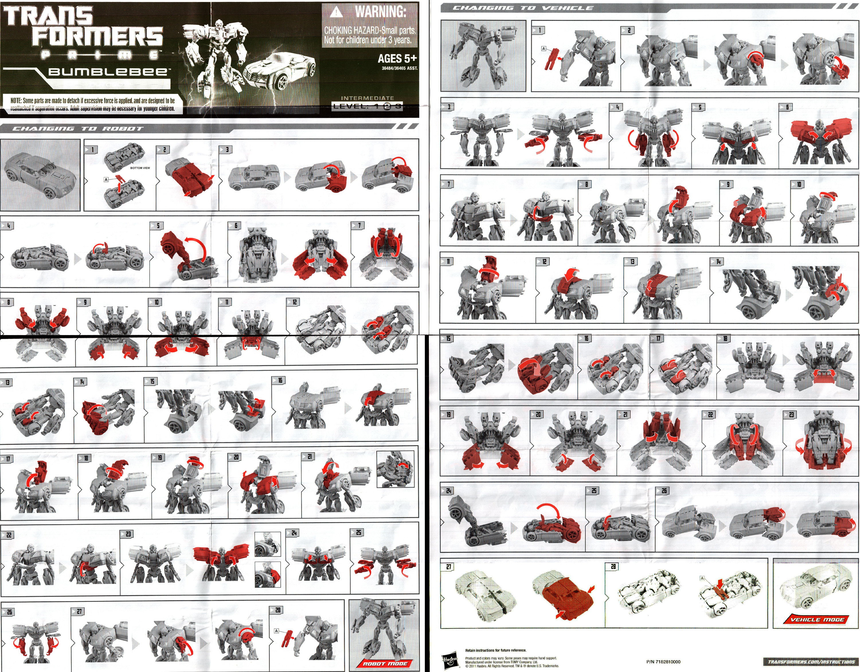 bumblebee transformer instructions 2018