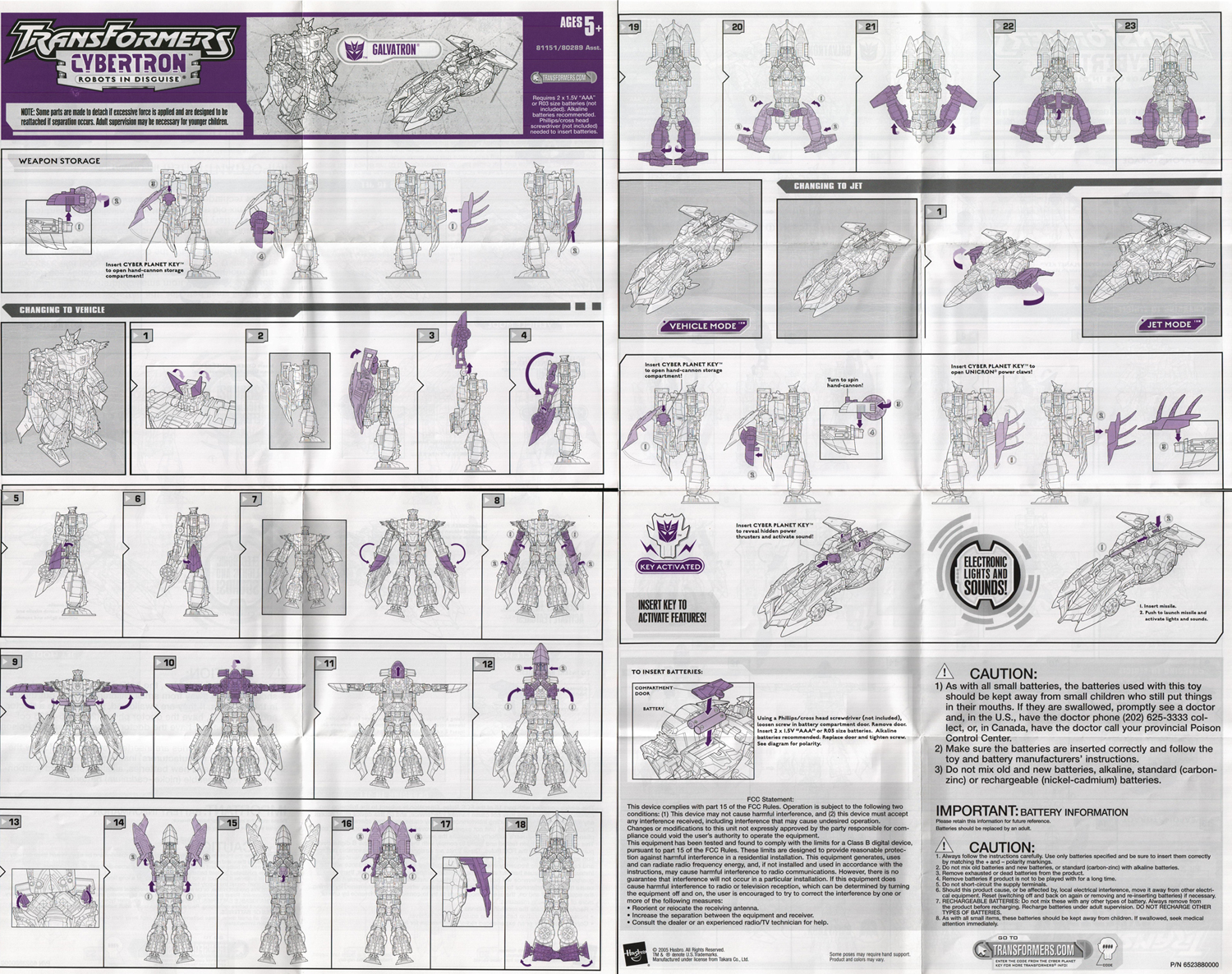 Leader Class Galvatron (l65x) (Transformers, Cybertron, Decepticon