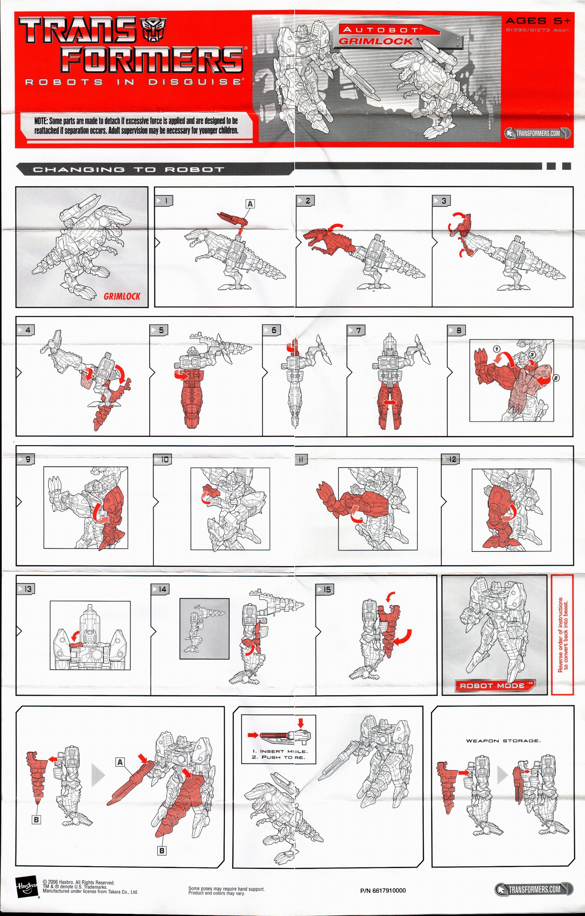 Deluxe Class Grimlock (Transformers, Classics, Autobot