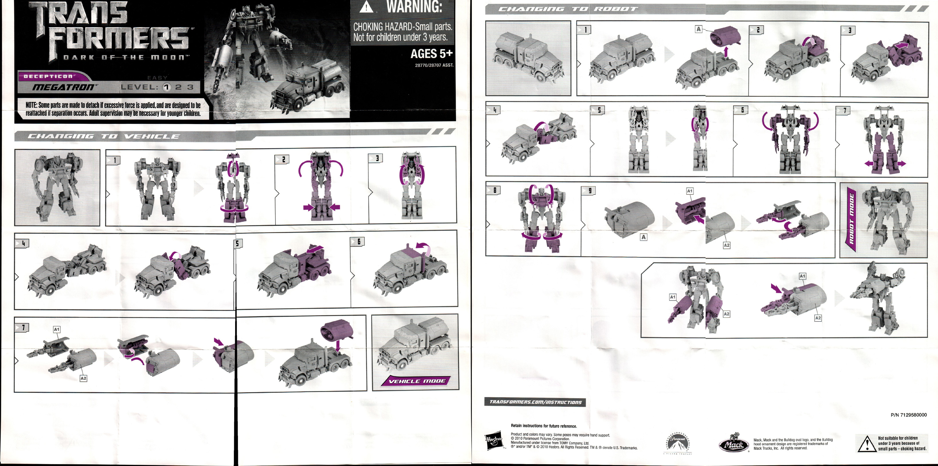 Cyberverse Commander Class Megatron (Transformers, Movie Dark of the