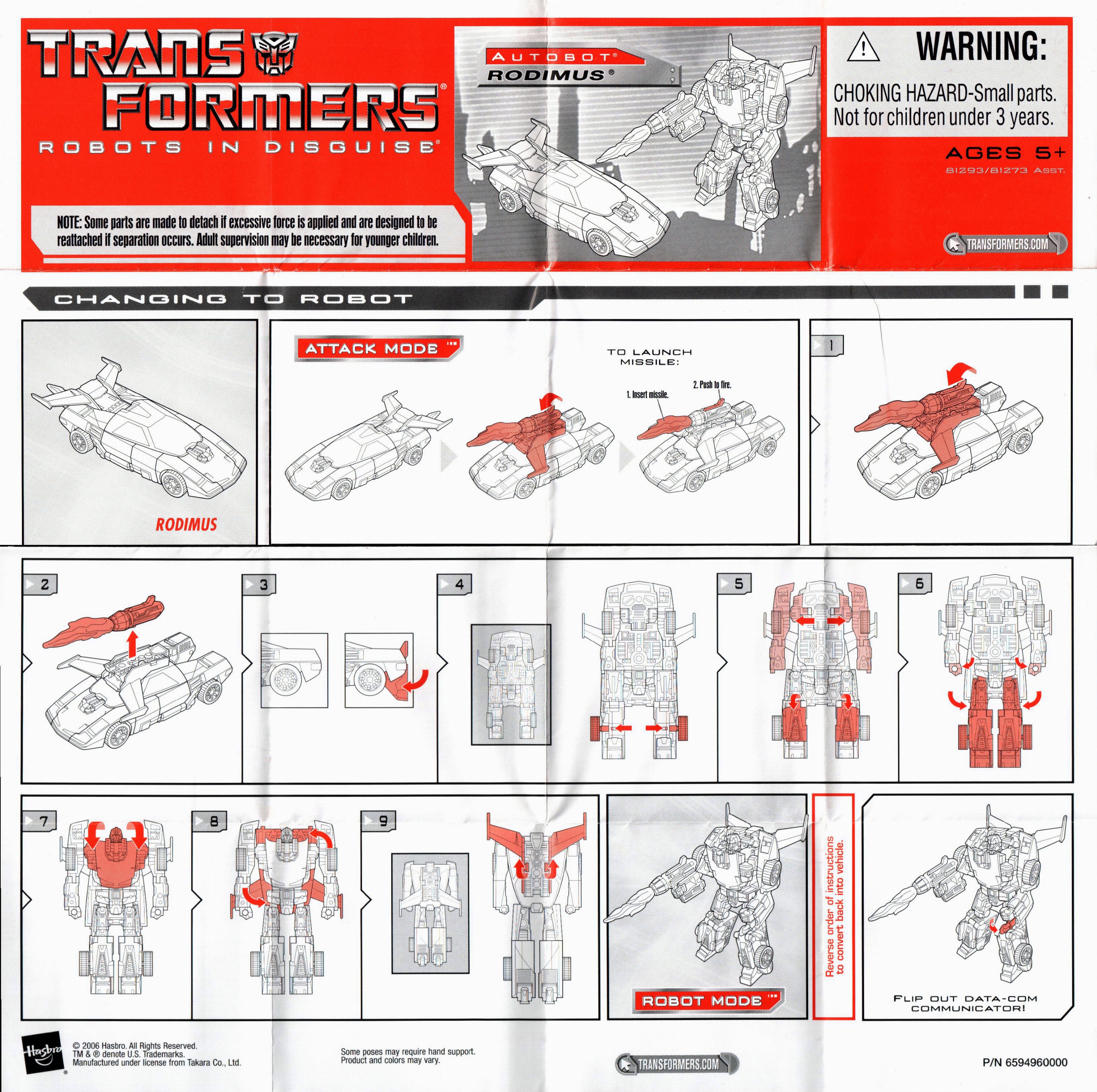 Deluxe Class Rodimus (Transformers, Classics, Autobot