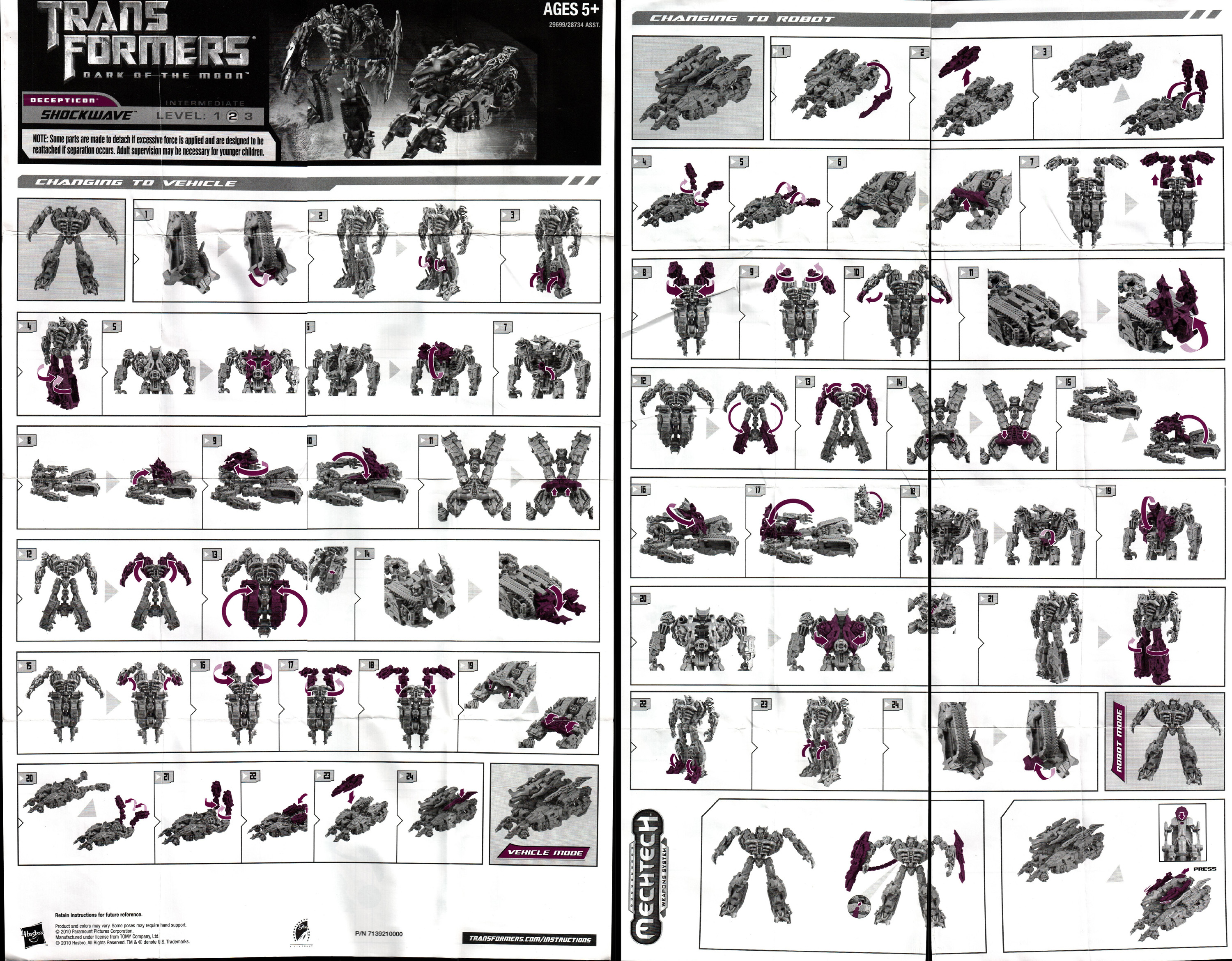 Voyager Class Shockwave (Transformers, Movie Dark of the Moon (DOTM