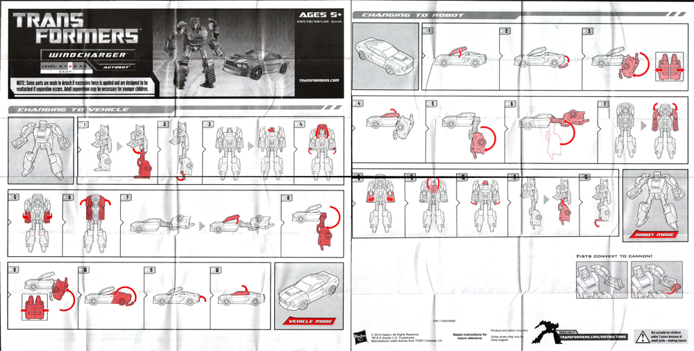 Transformers Reveal The Shield WINDCHARGER Complete Scout Rts