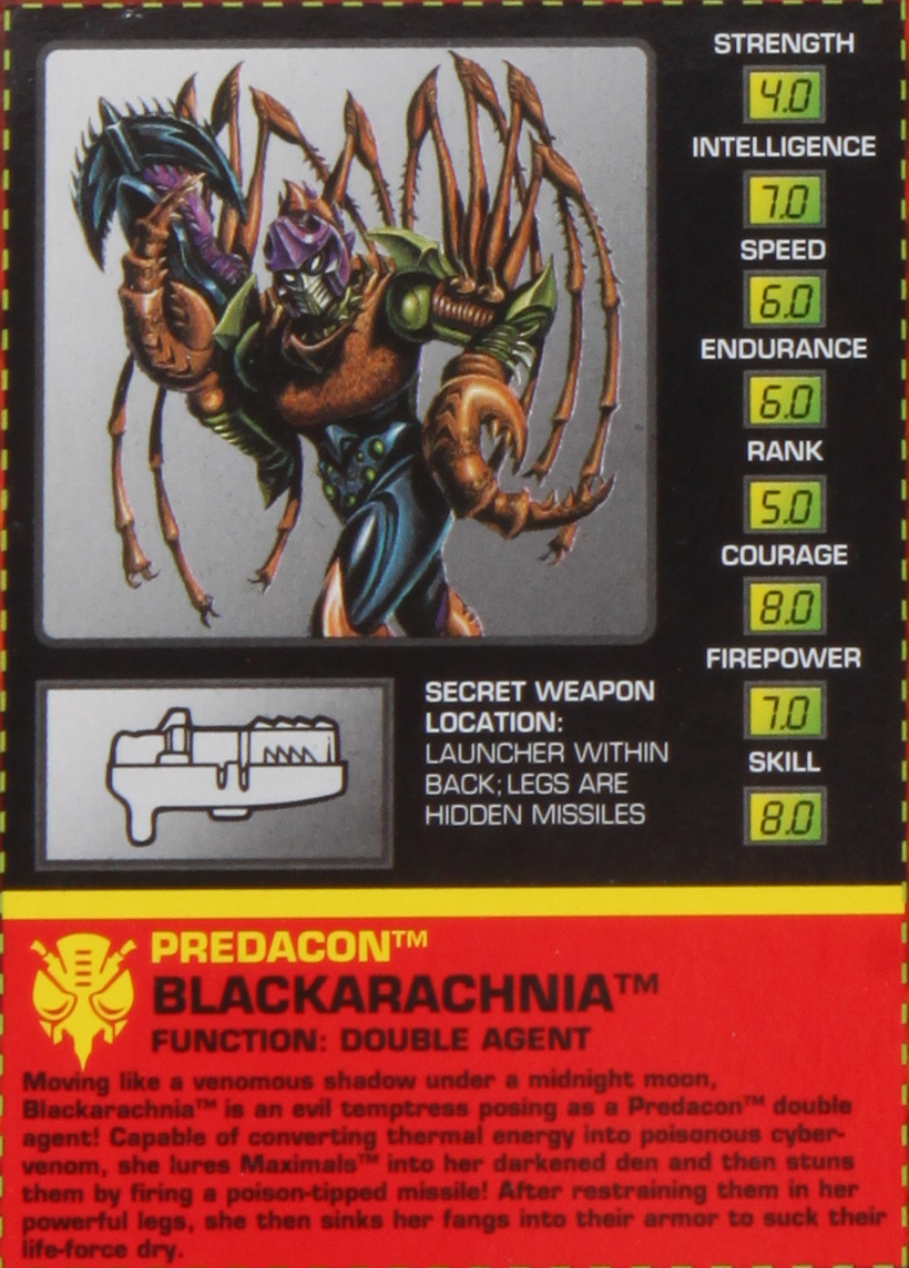 transformers beast wars masterpiece blackarachnia