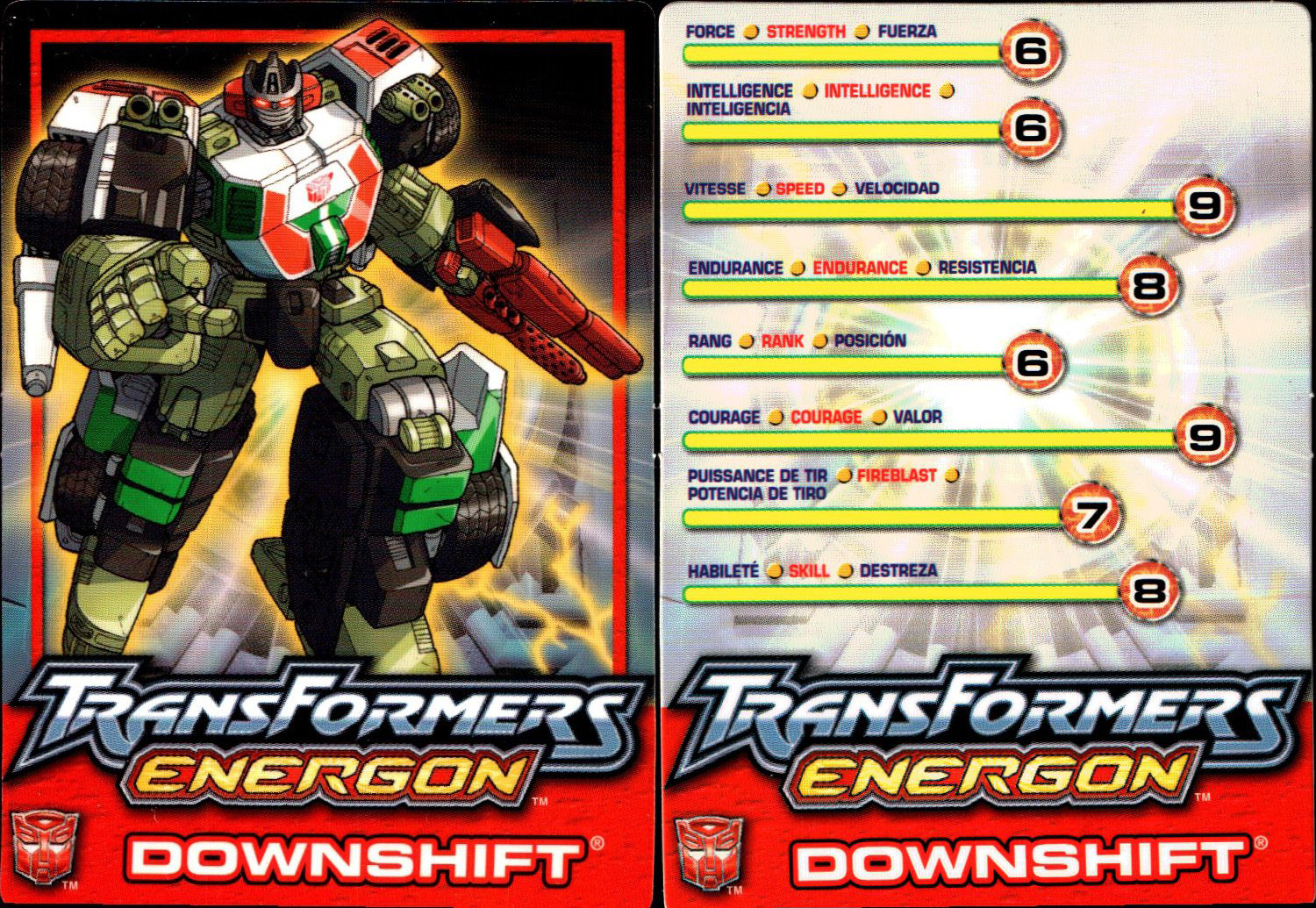 Combat Class Downshift (Transformers, Energon, Autobot