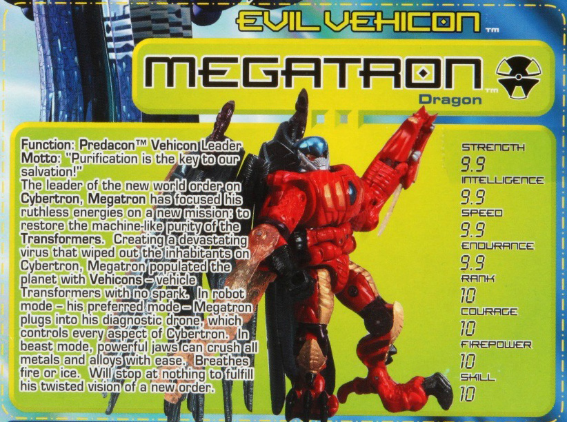 transformers beast machines vehicons