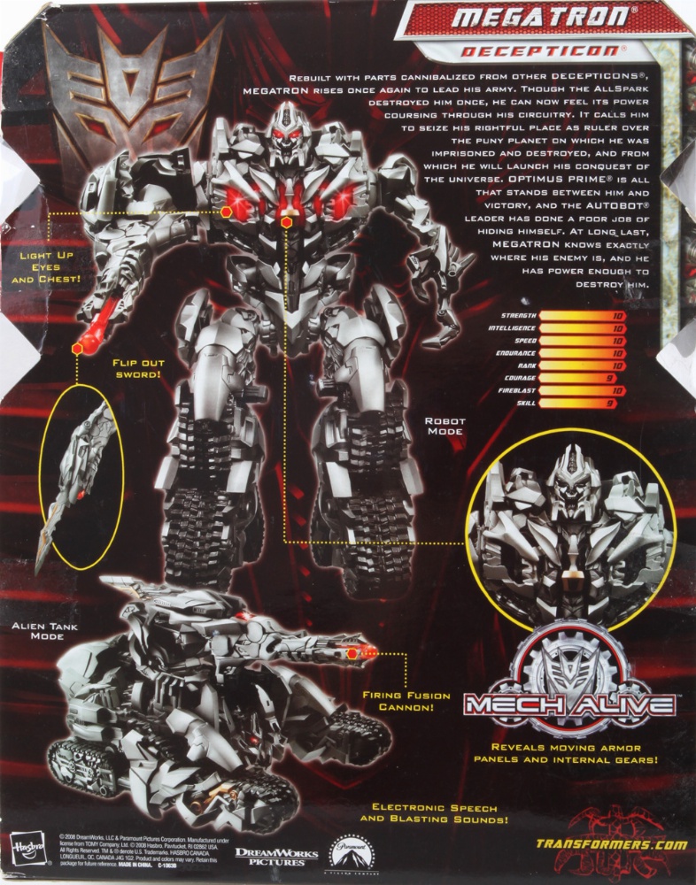 transformers rotf megatron toy