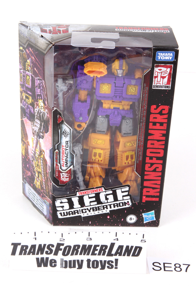 Sealed Transformers® War for Cybertron - Siege Deluxe Class Autobot ...