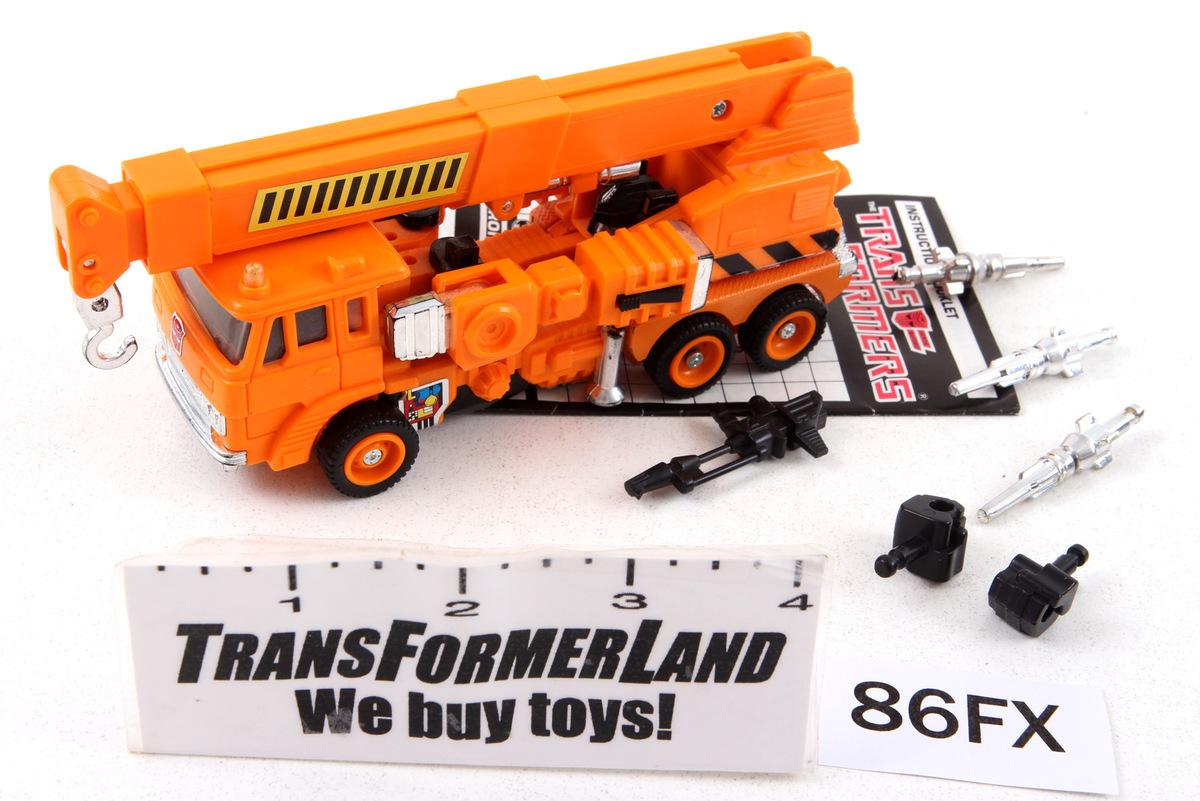Complete Transformers® G1 Grapple SKU 388419 | Transformerland.com