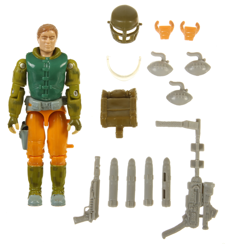Action Figures Captain GridIron (G.I. Joe, A Real American Hero (ARAH