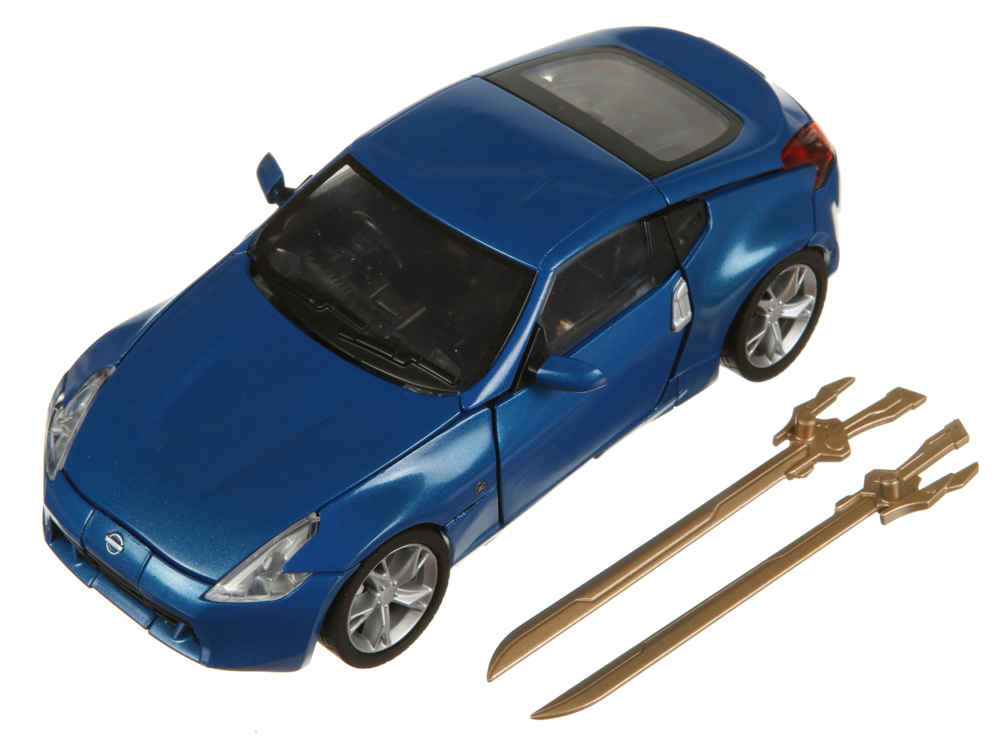 blue car transformer toy