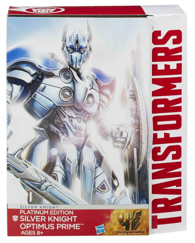 Leader Class Silver Knight Optimus Prime (Transformers, Movie Age of