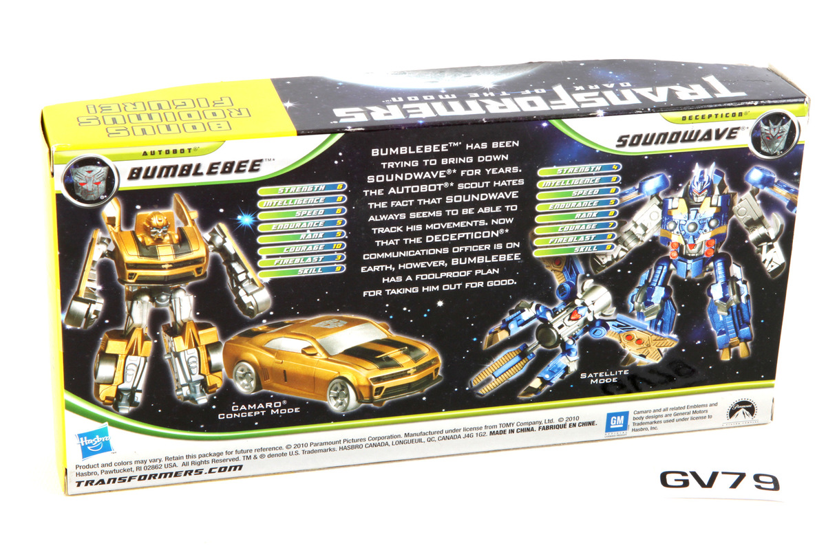 TRANSFORMERS# HASBRO 2011 - Dark of the moon / Bumblebee - Rodimus et Soundwave EUR 27,00 - FR