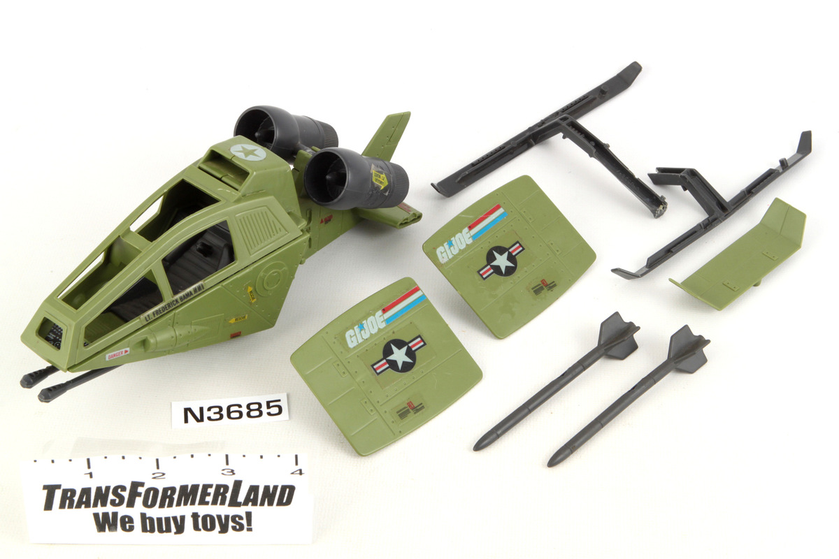 1986 VINTAGE ARAH G.I. JOE H.A.V.O.C. HAVOC VEHICLE ONLY LOOSE 100% CO