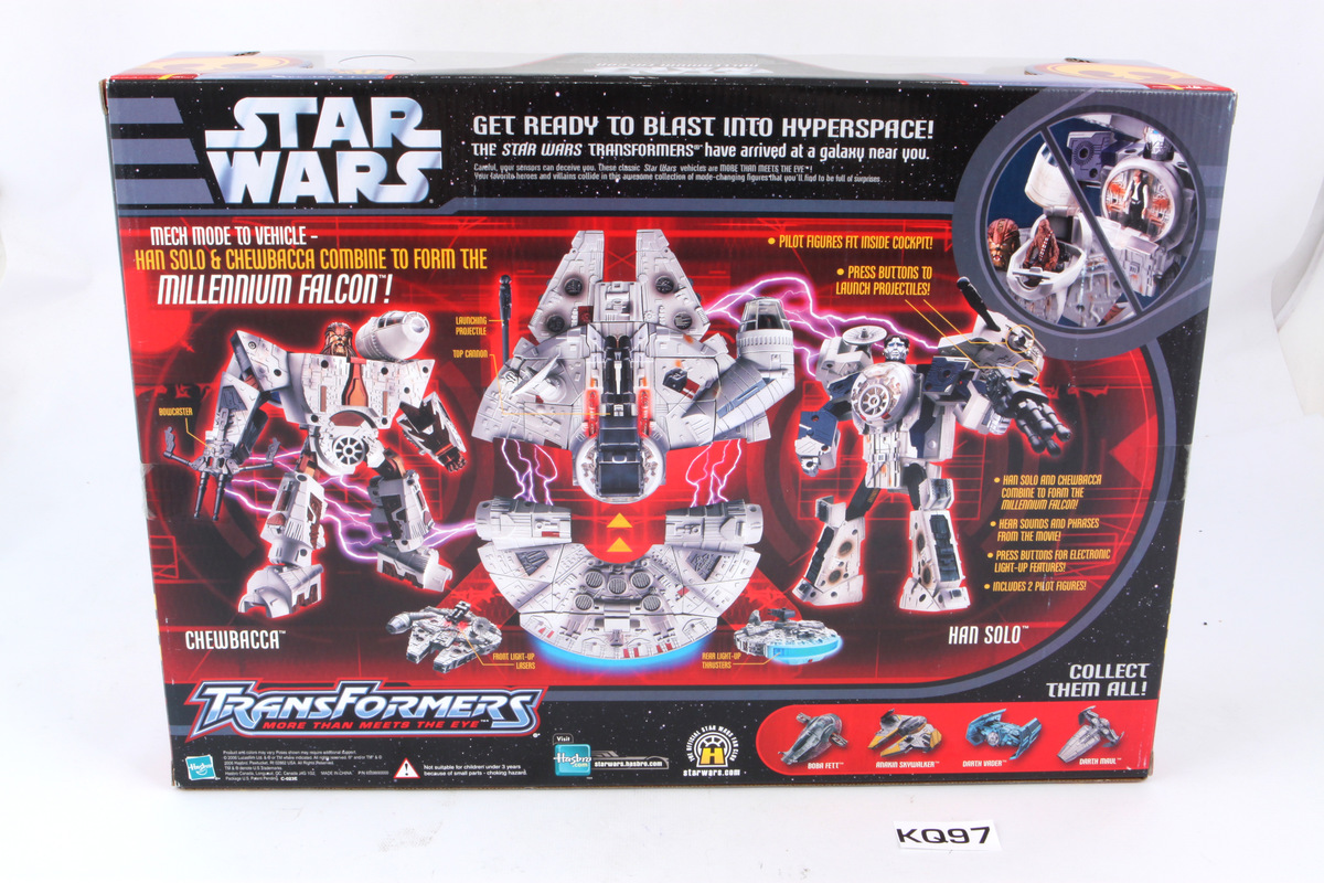 Transformers Crossovers (Star Wars, Marvel) Millenium Falcon (Han