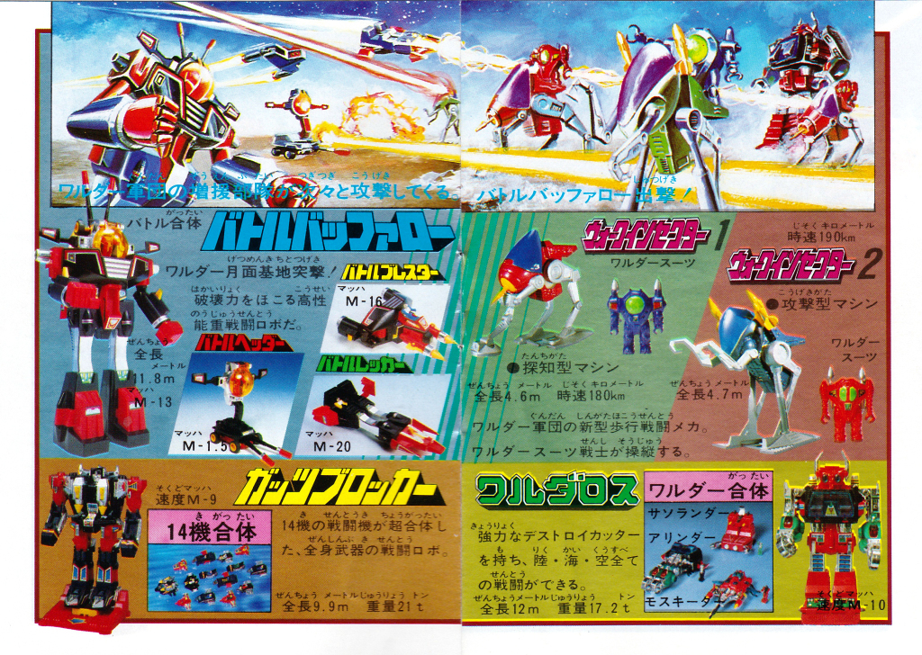1982 Diaclone Catalog page 5-6