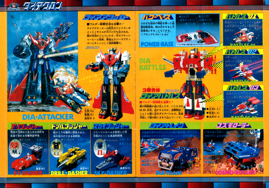 1981 Diaclone Catalog Page 11 - 12