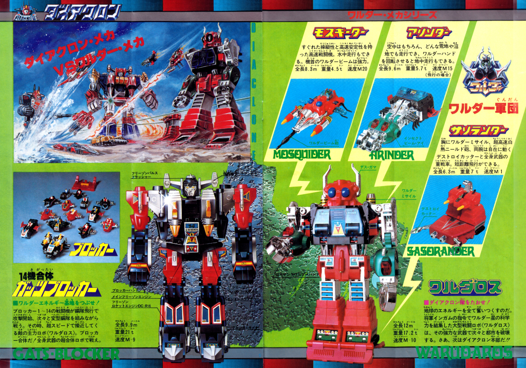 1981 Diaclone Catalog Page 9 - 10