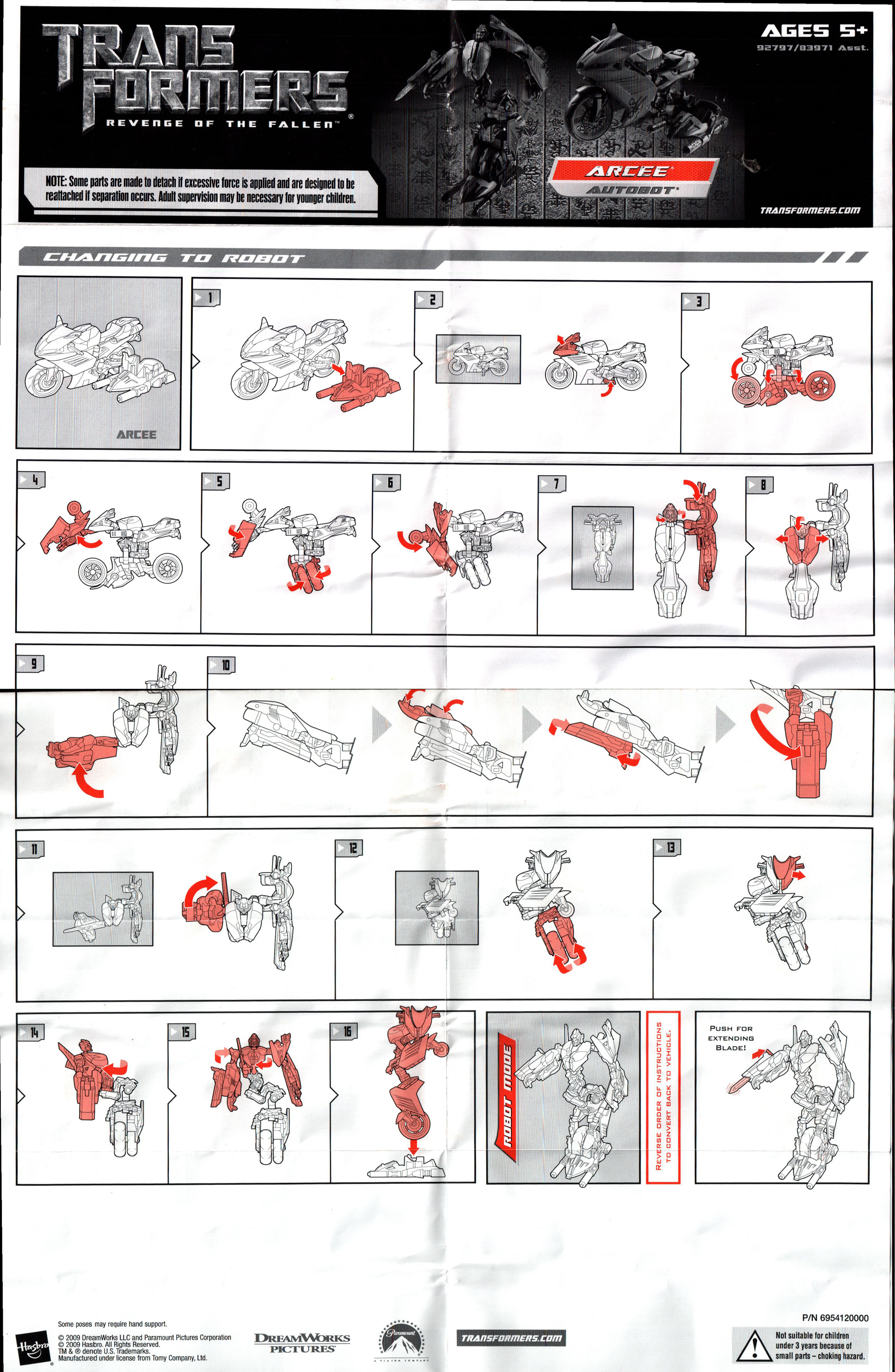 Deluxe Class Arcee (Transformers, Movie Revenge of the Fallen (ROTF
