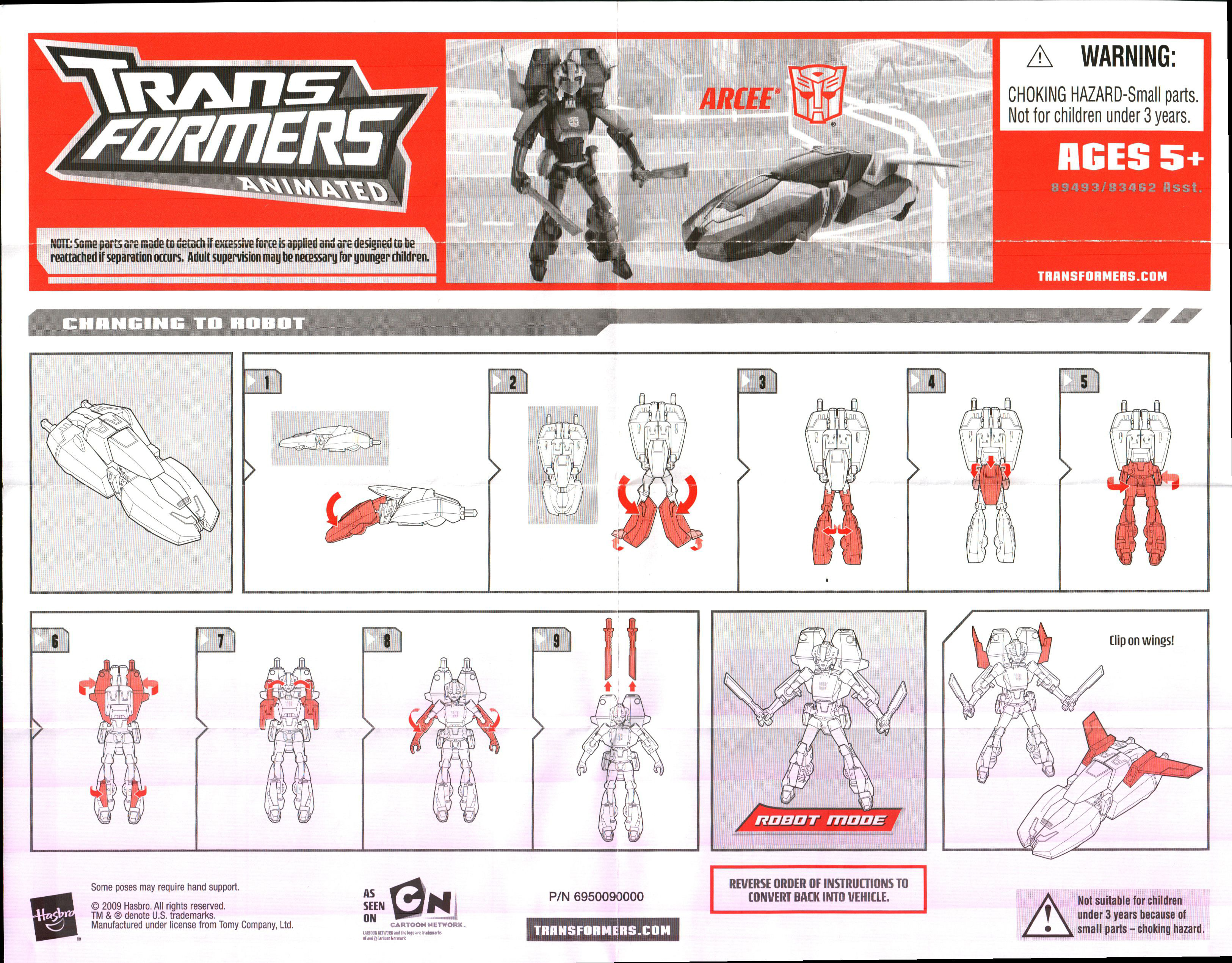 Deluxe Class Arcee (Transformers, Animated, Autobot) Transformerland