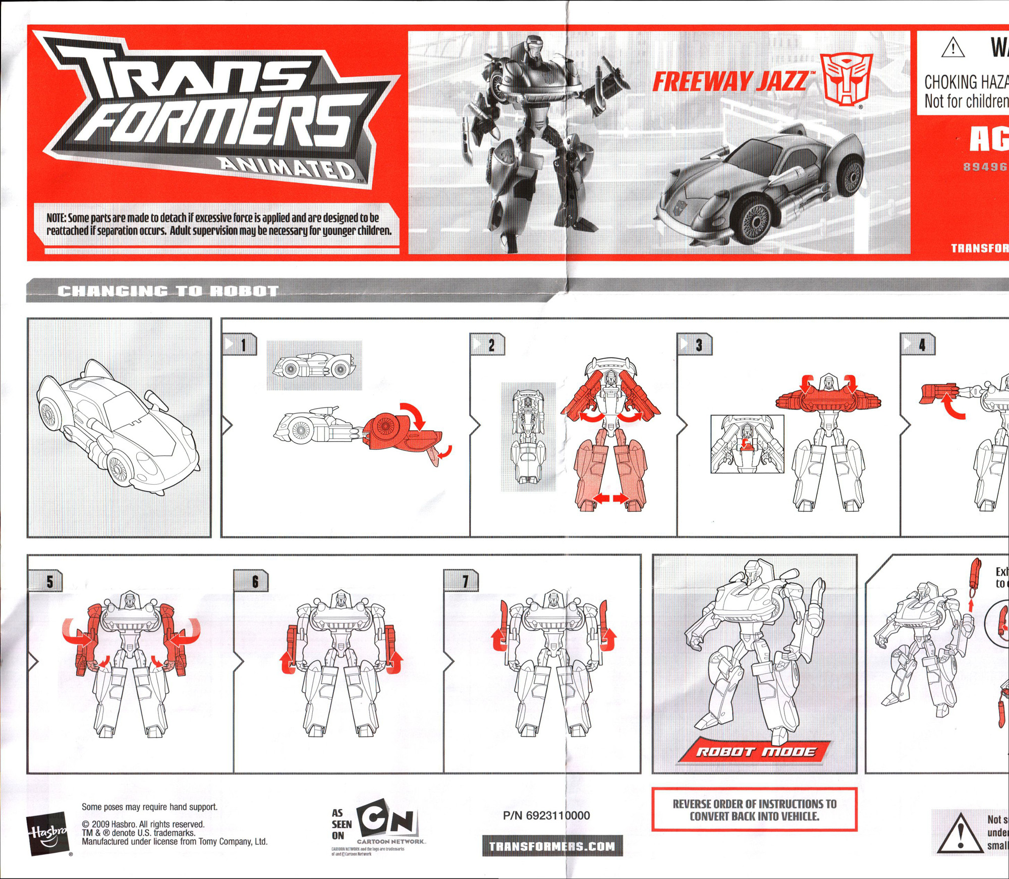 Transformers Animated Autobot Jazz - Deluxe Transformers Animated Autobot Jazz - Deluxe
