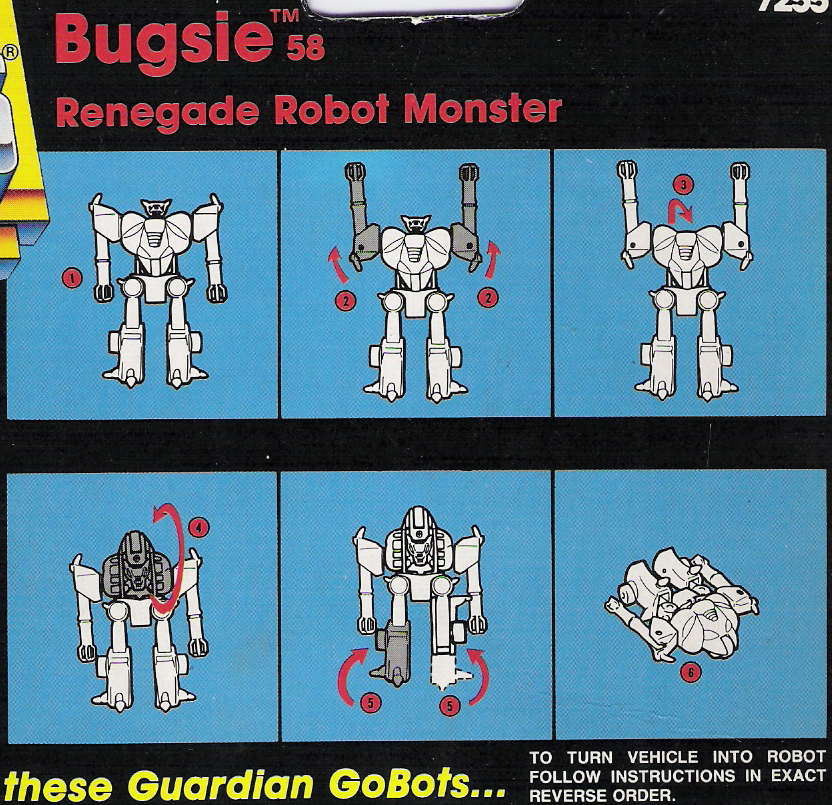 Regular Bugsie (58) (GoBots, Tonka GoBots, Renegade