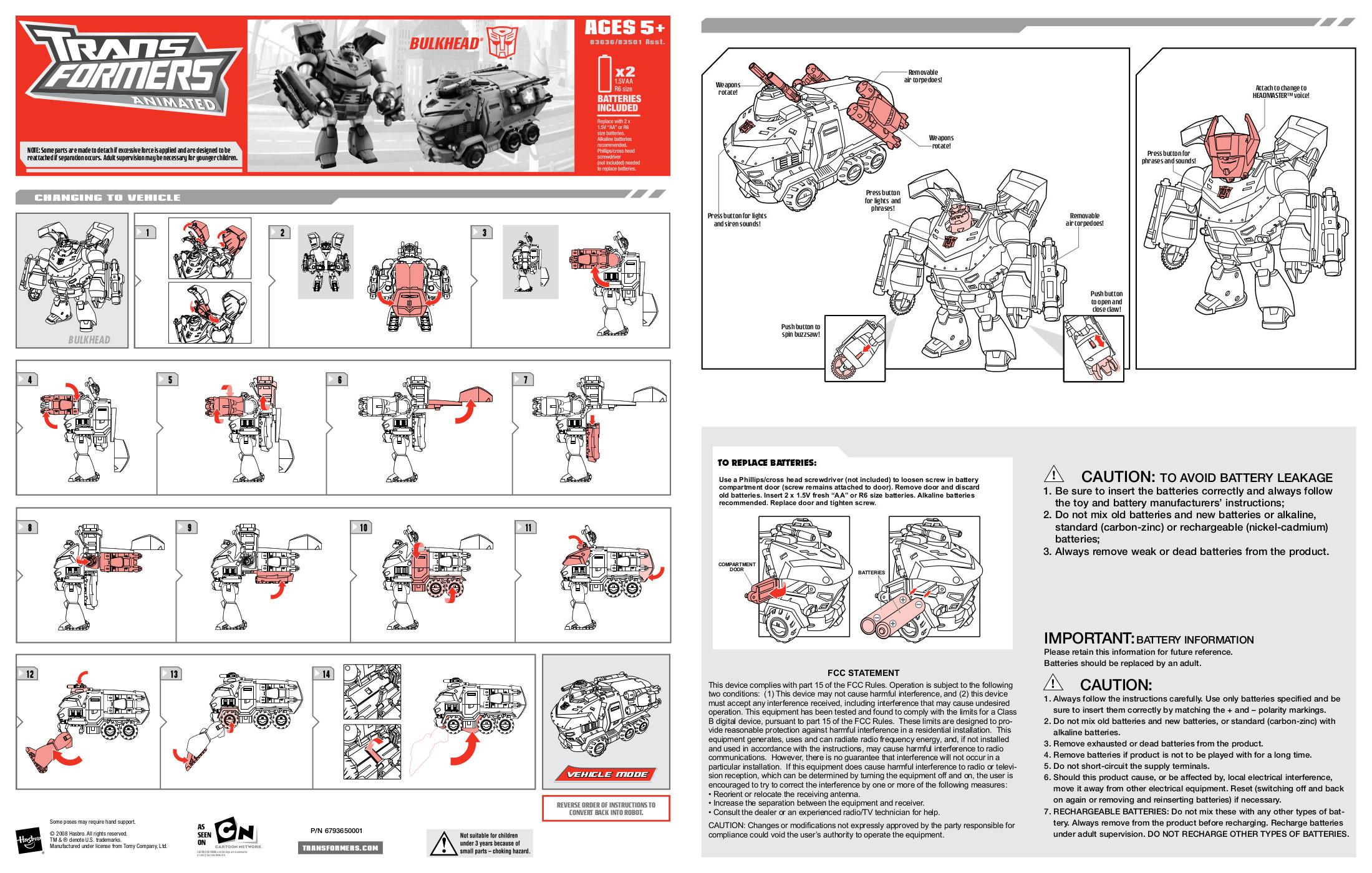 Leader Class Bulkhead (Transformers, Animated, Autobot