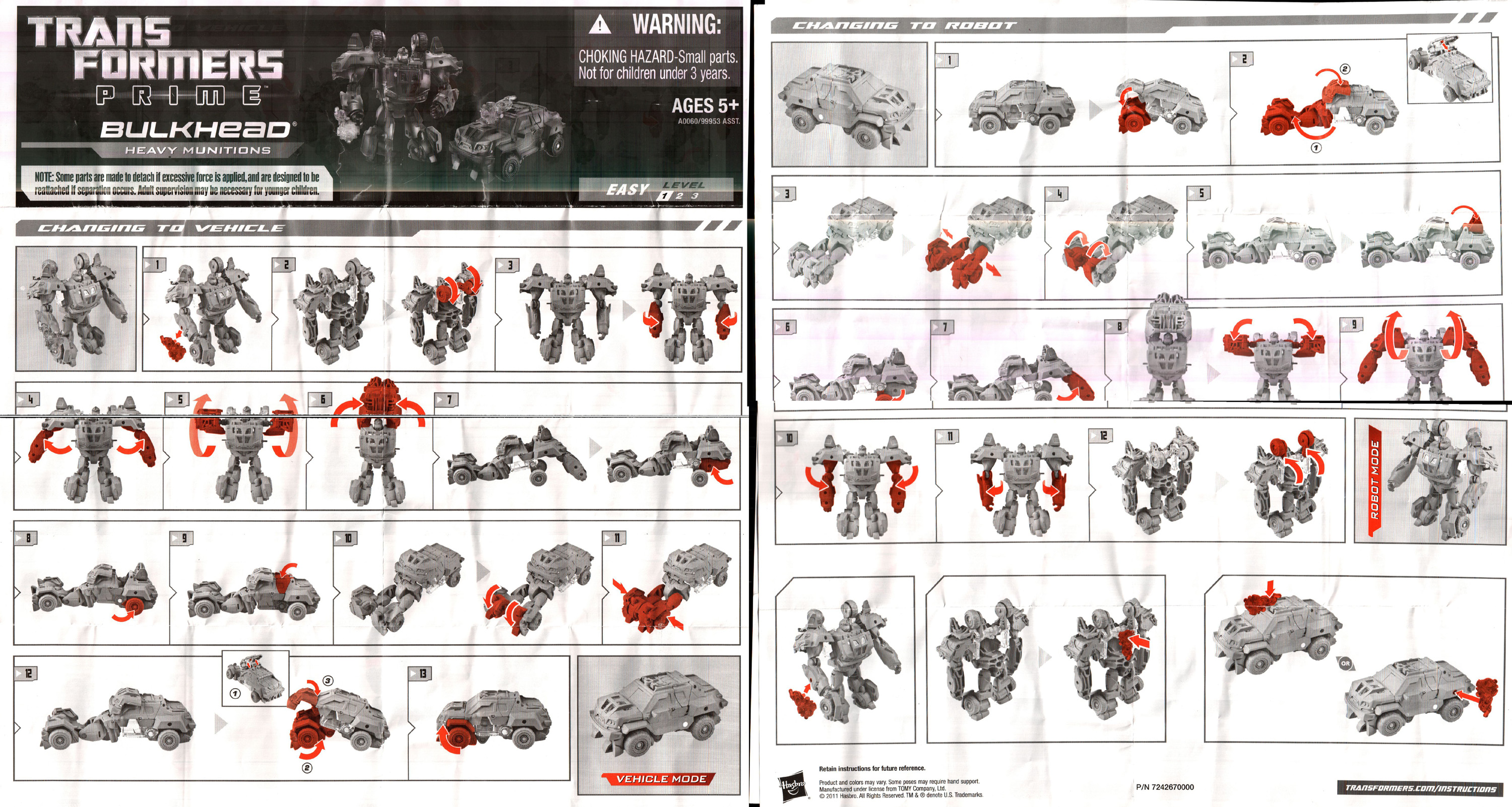 Cyberverse Commander Class Bulkhead (Transformers, Prime, Autobot)