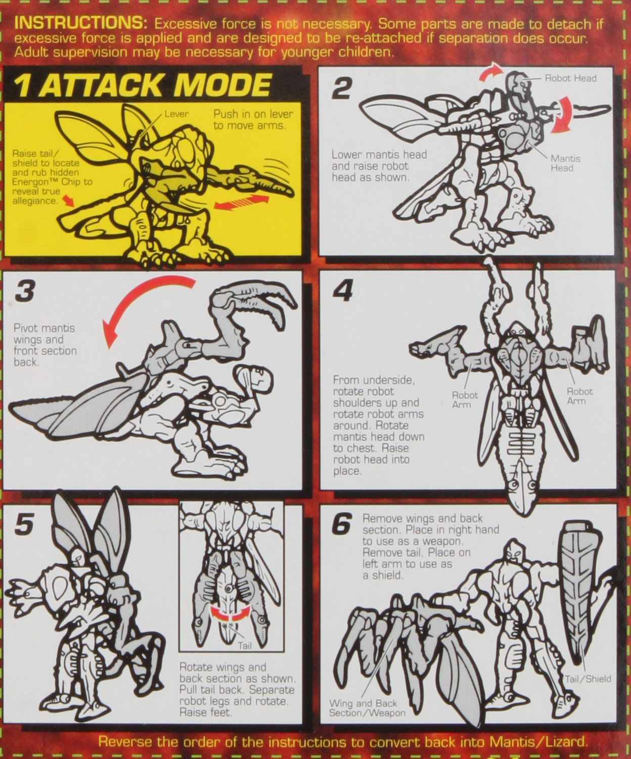 Basic Class Buzzclaw (Transformers, Beast Wars, Predacon) |  Transformerland.com - Collector's Guide Toy Info
