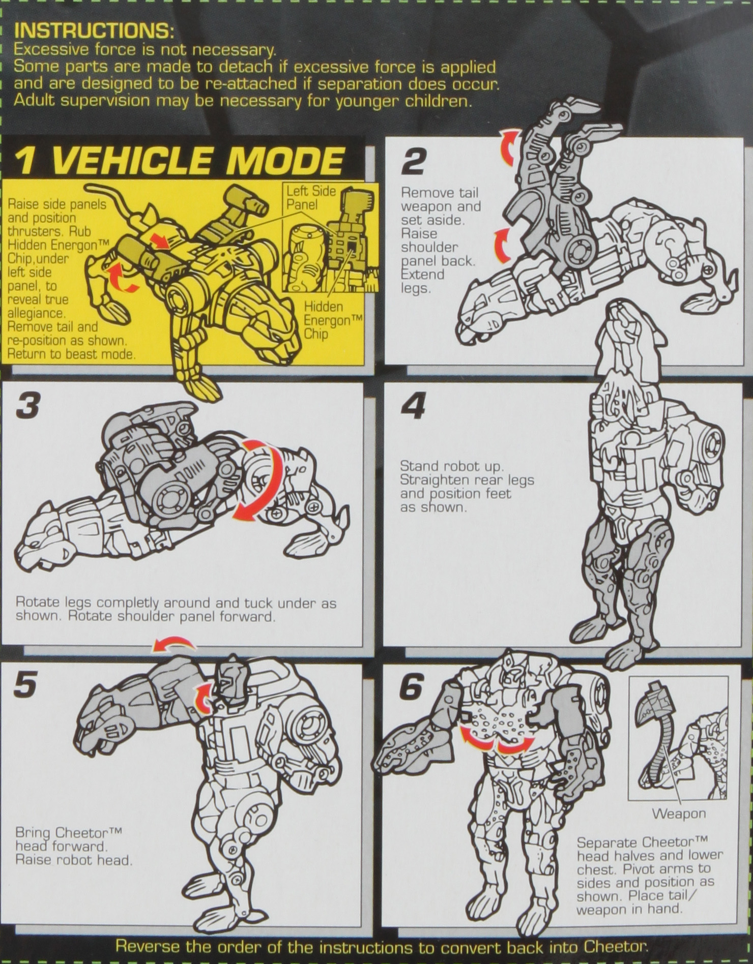 Deluxe Class Cheetor (Transformers, Beast Wars, Maximal
