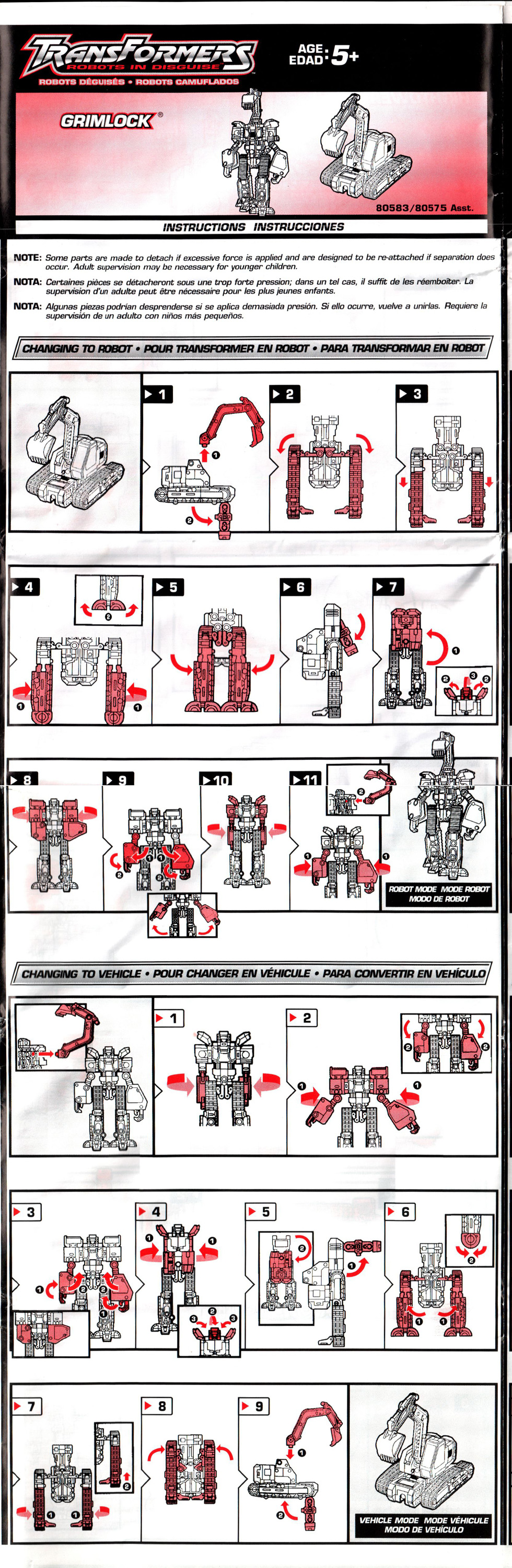 Build Team (Landfill) Grimlock (Transformers, Robots in Disguise (RID