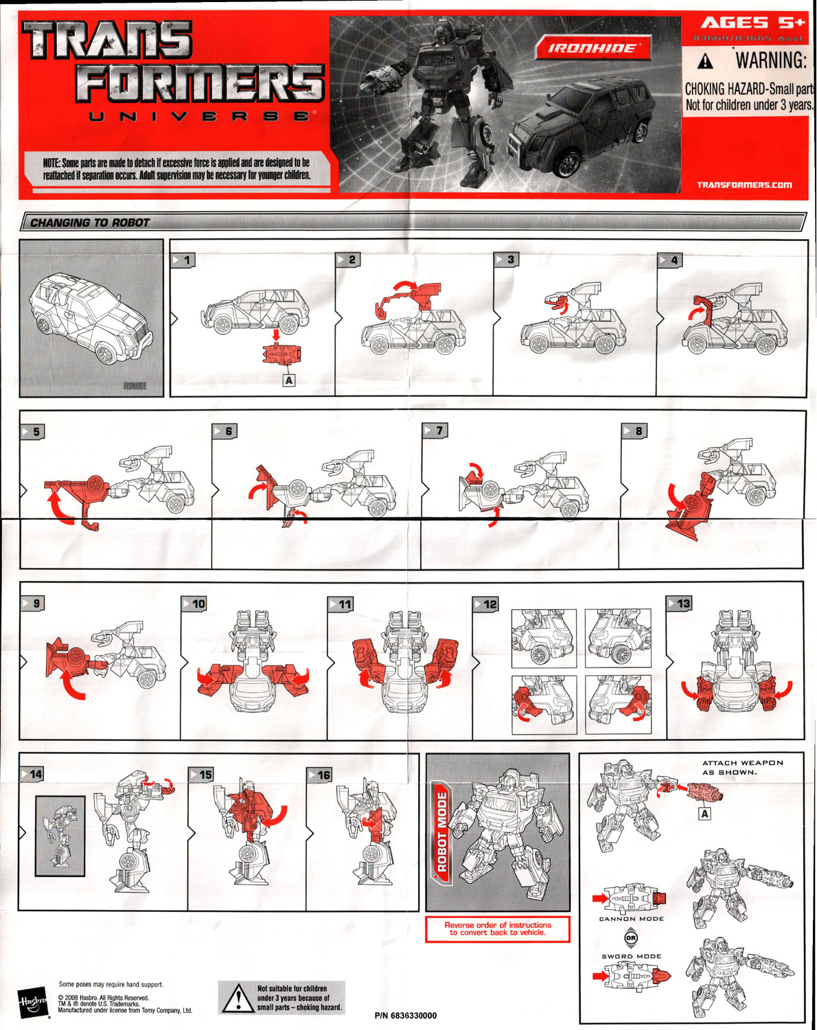 Deluxe Class Ironhide (Transformers, Universe 2, Autobot
