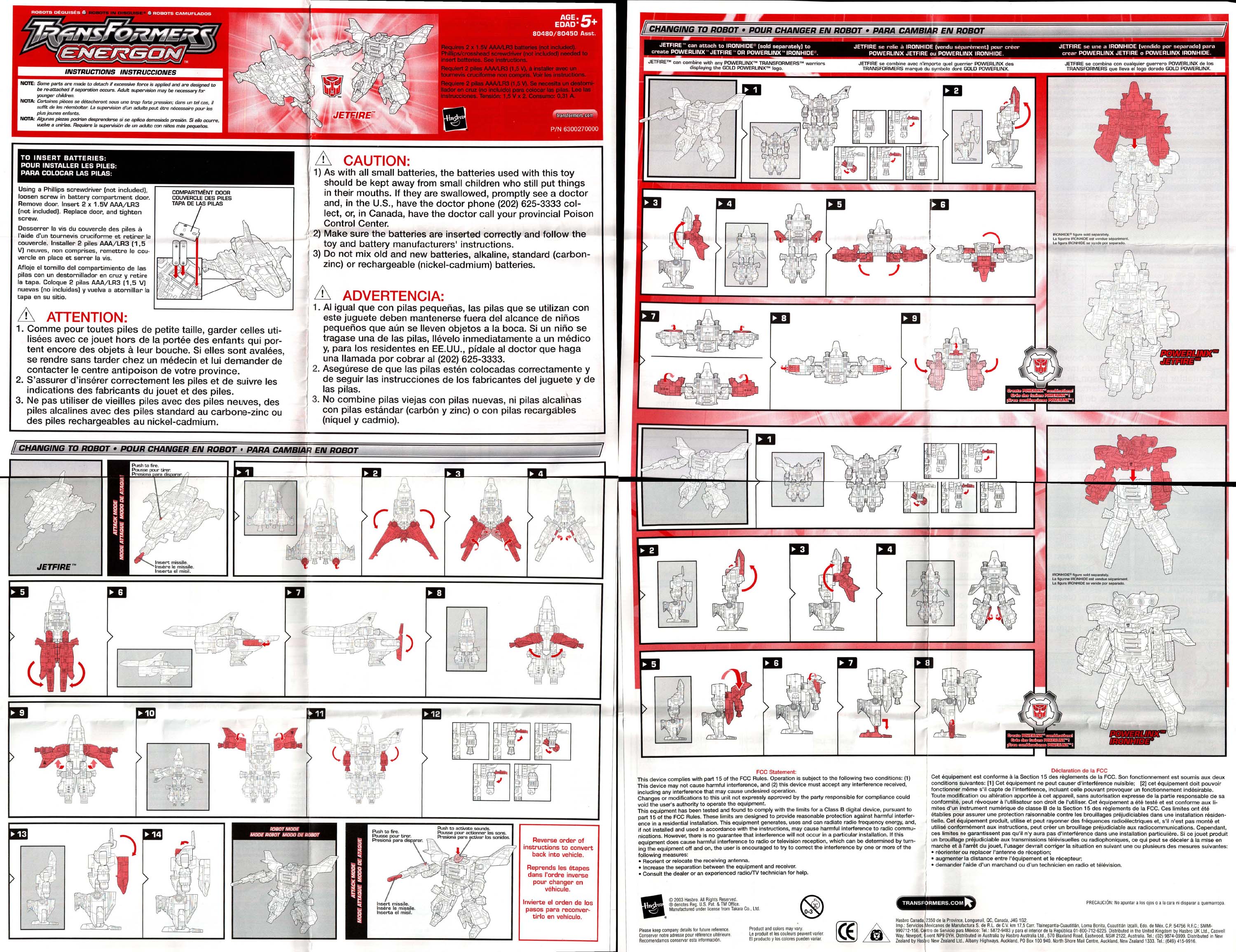 Mega Class Jetfire (Transformers, Energon, Autobot) Transformerland