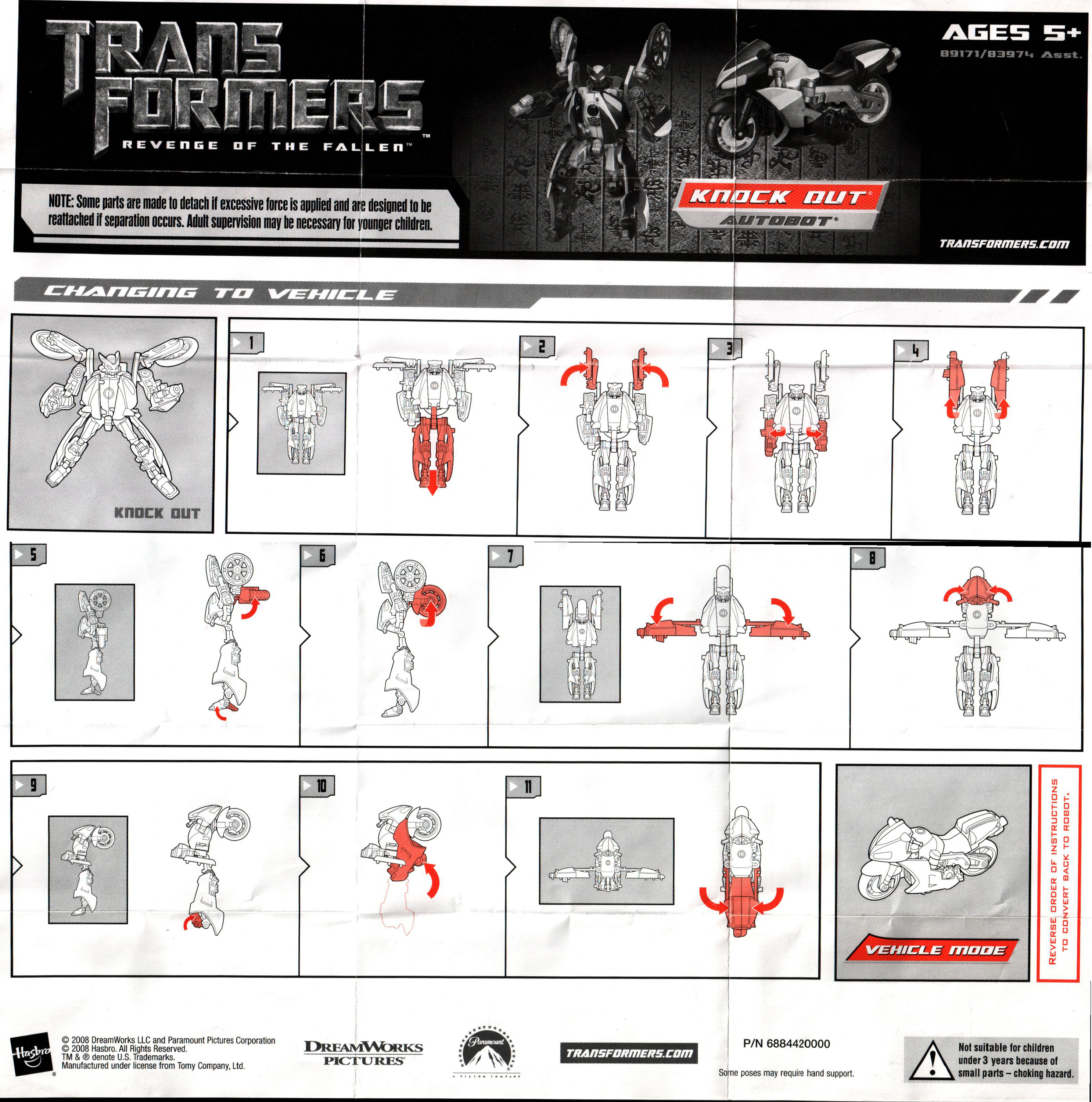TRANSFORMERS: THE BASICS on KNOCK OUT 