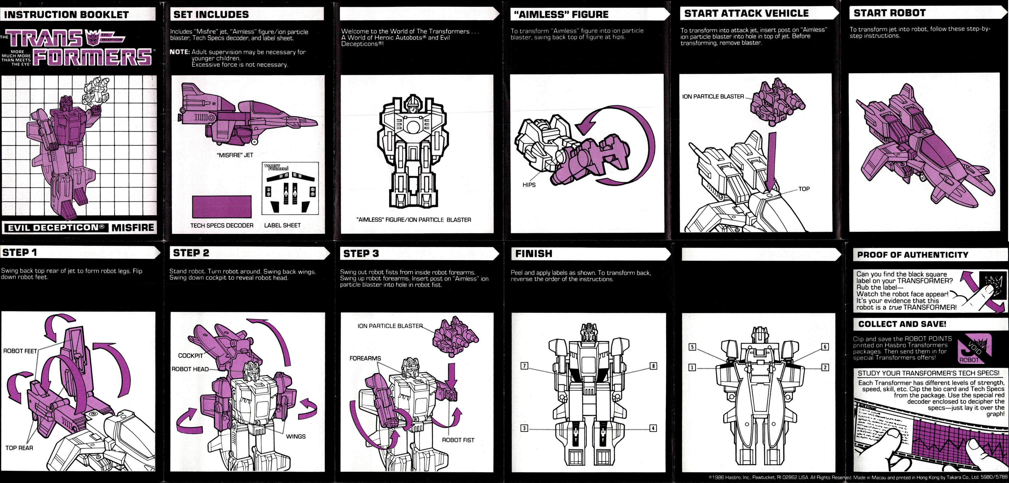 Targetmasters Misfire (Transformers, G1, Decepticon) Transformerland