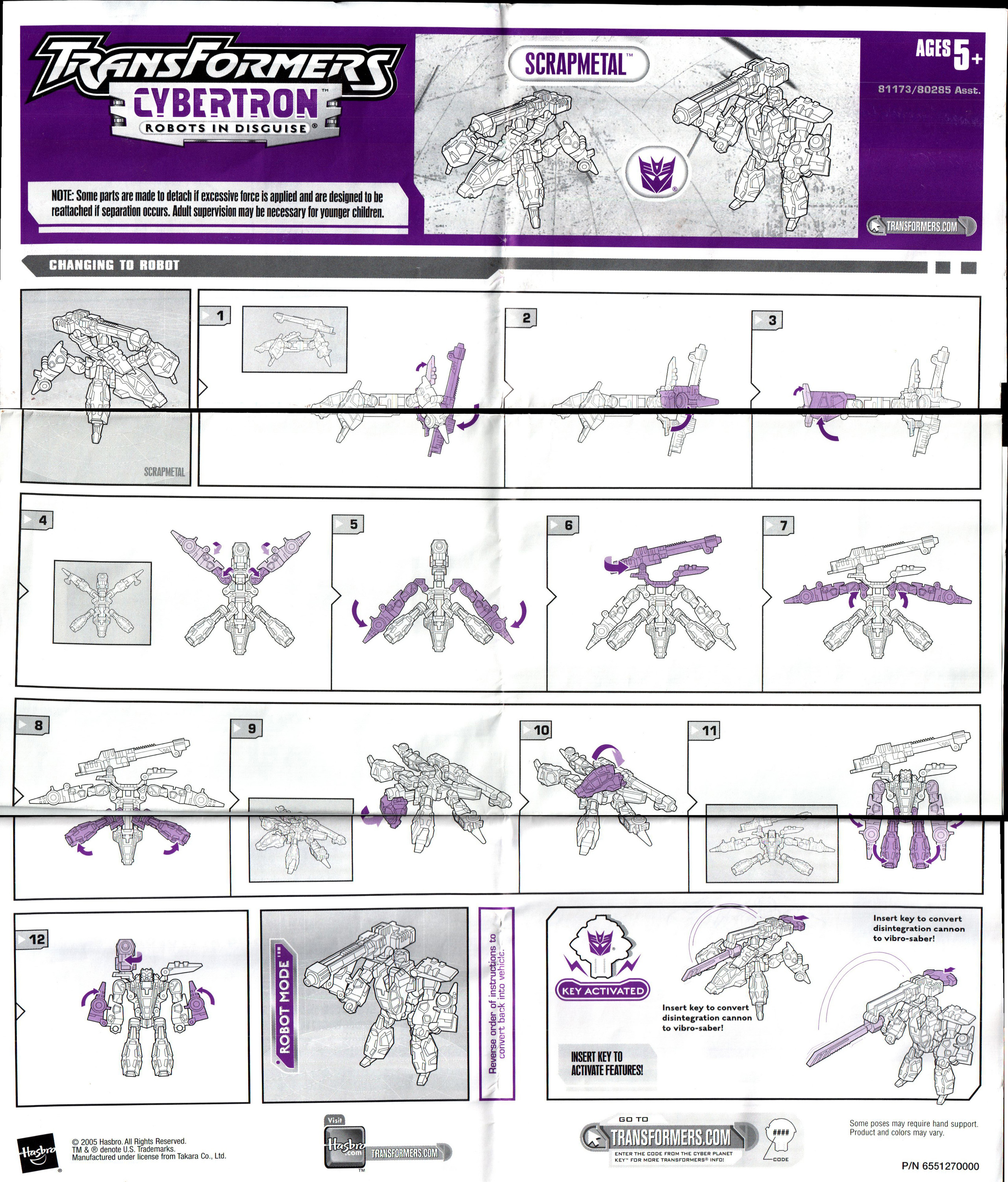 Scout Class Scrapmetal (orange) (sf2x) (Transformers, Cybertron