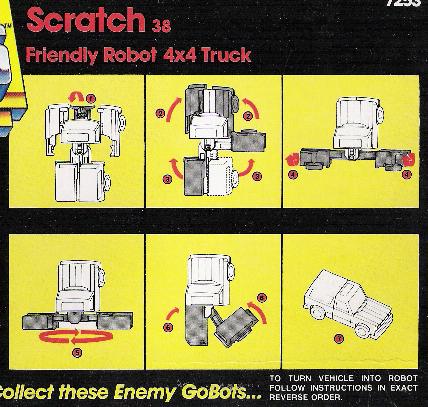 Regular Scratch (38) (GoBots, Tonka GoBots, Guardian) Transformerland