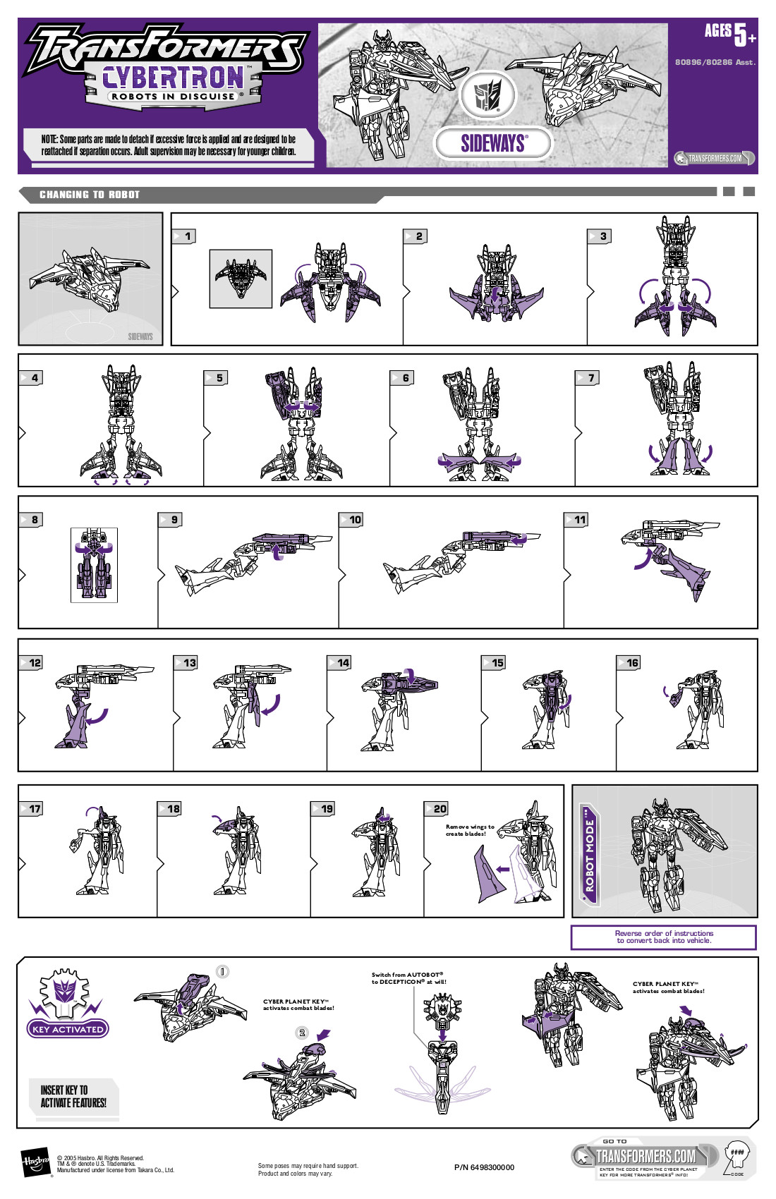 Deluxe Class Sideways (dj51) (Transformers, Cybertron
