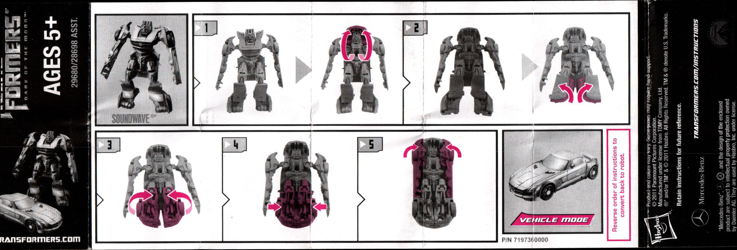 Cyberverse Legion Class Soundwave (Transformers, Movie Dark of the