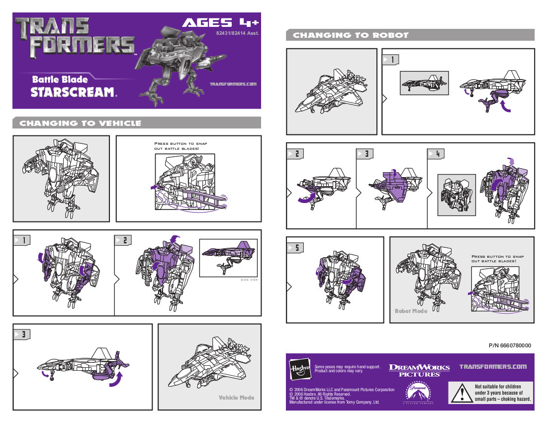 Transformers Battle Blade Starscream - Fast Action Battlers Europe Transformers Battle Blade Starscream - Fast Action Battlers Europe