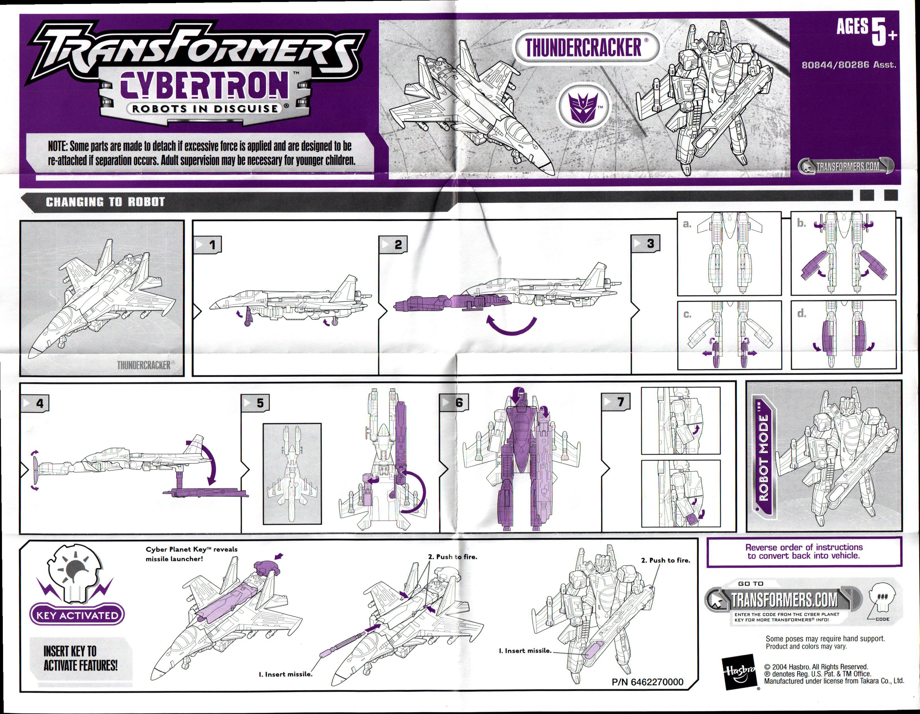 Deluxe Class Thundercracker (d98d) (Transformers, Cybertron