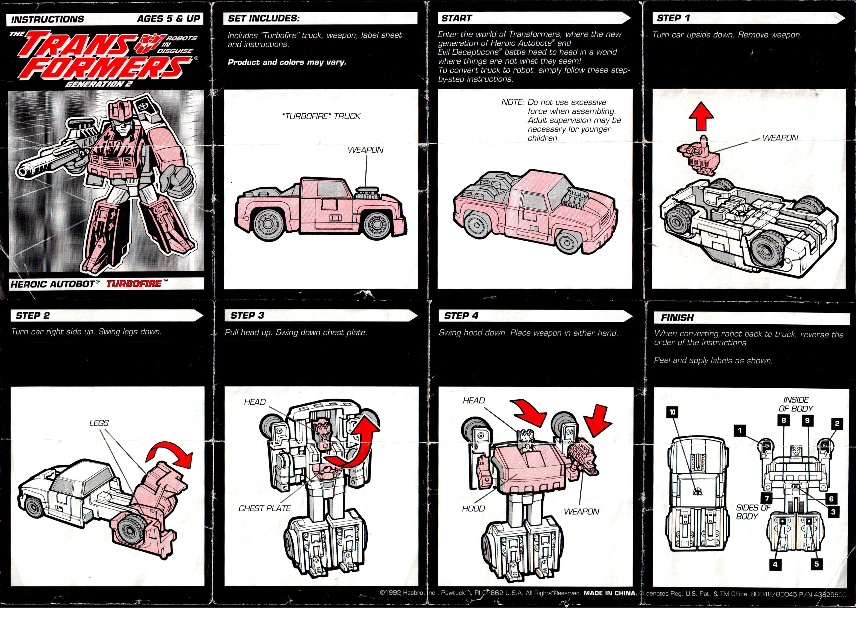 Axelerators Turbofire (Transformers, G2, Autobot