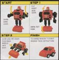 Cliffjumper hires scan of Instructions