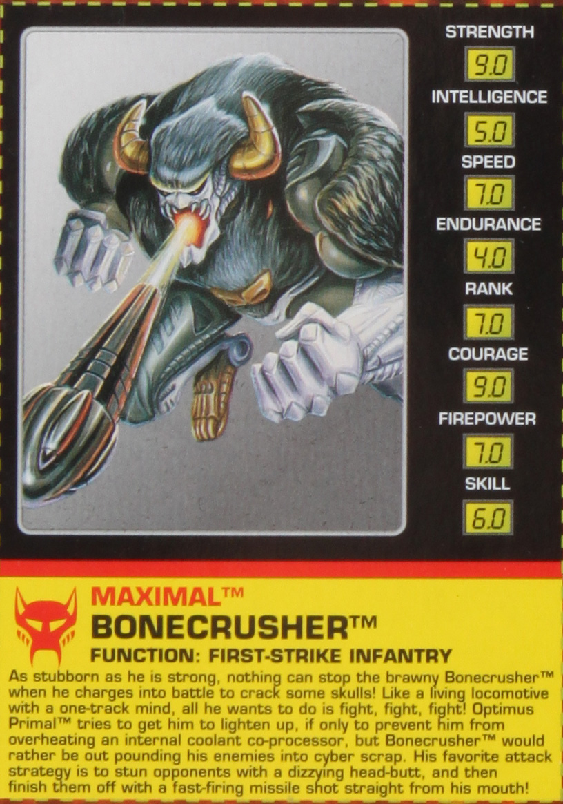 Deluxe Class Bonecrusher (Transformers, Beast Wars, Maximal