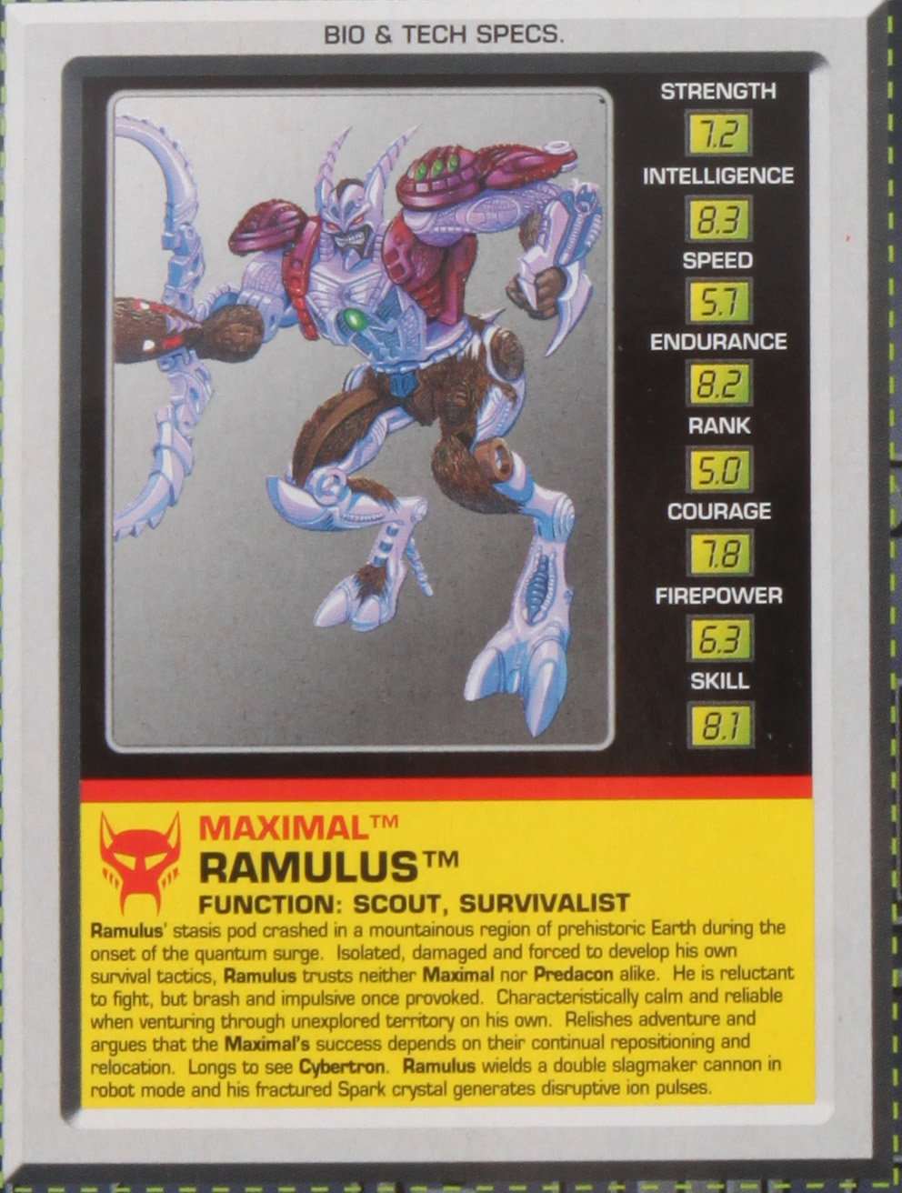 特撮 Transformers BeastWars ls2 Ramulus Transformers Beast Wars Transmetals 2 Deluxe Class Ramulus