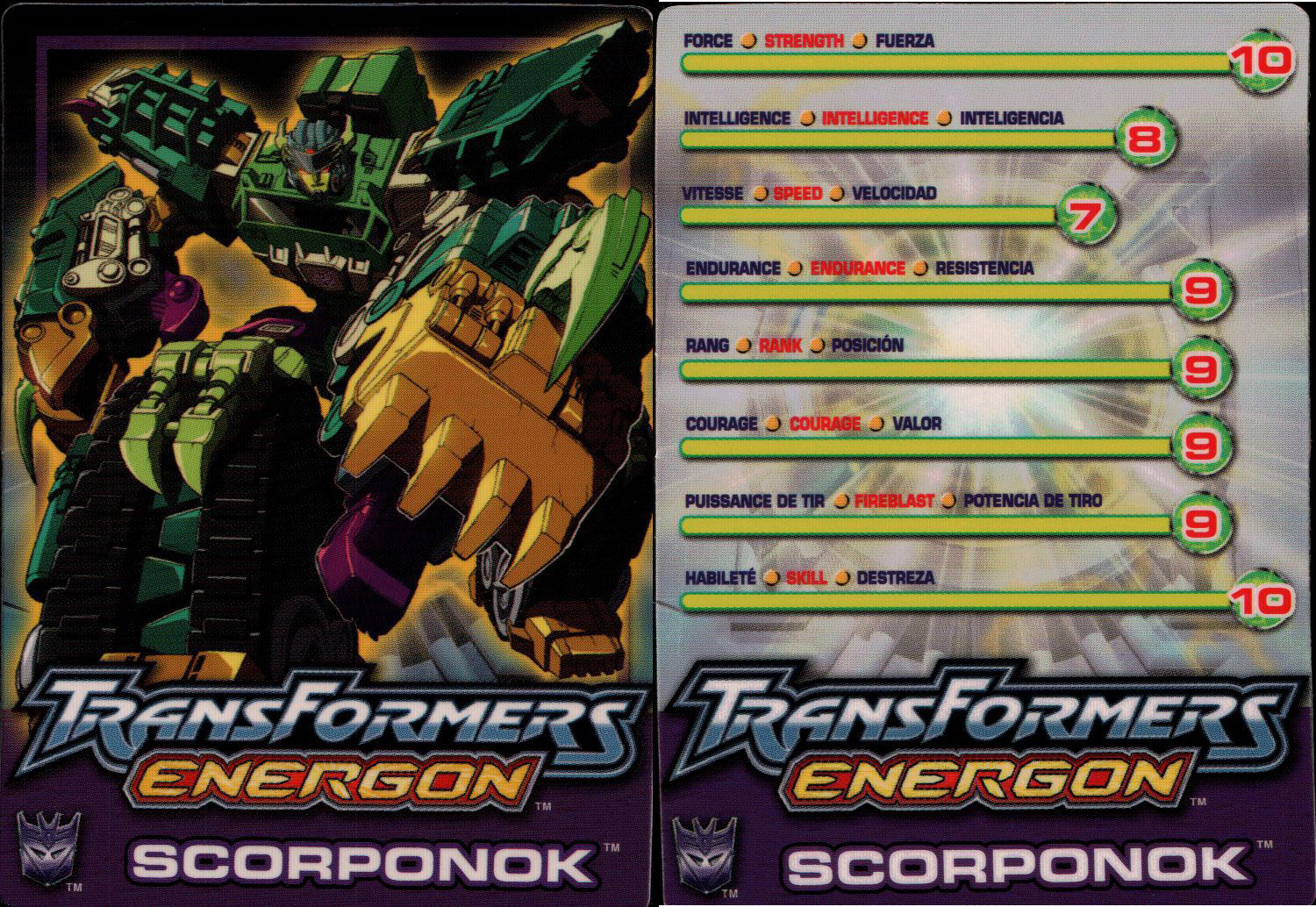 Transformers energon scorponok deals