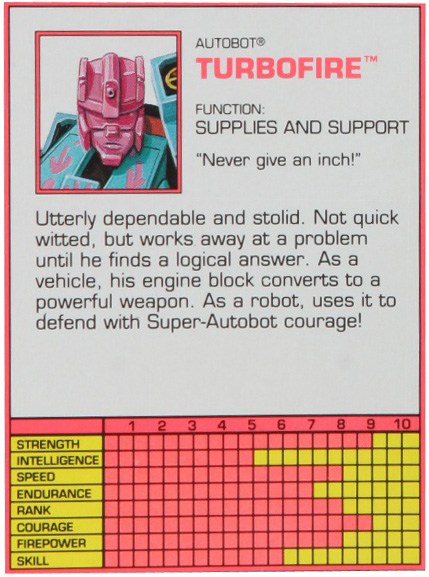 Axelerators Turbofire (Transformers, G2, Autobot